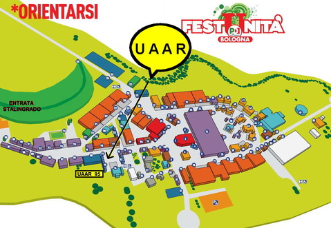Mappa Festa Unita Bologna 2013
