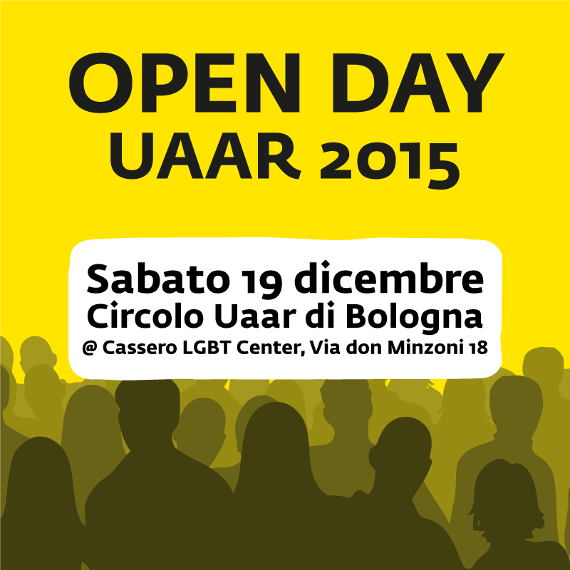 Open Day Uaar - Bologna 19 dic 2015
