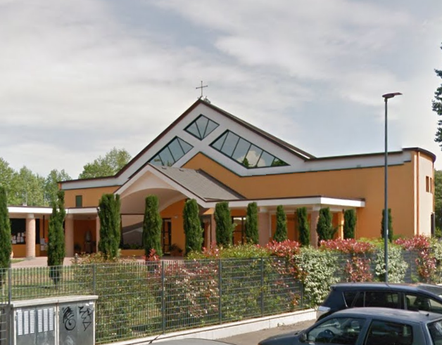 Chiesa SS Monica e Agostino, costruita con fondi comunali (fonte Googlemaps)