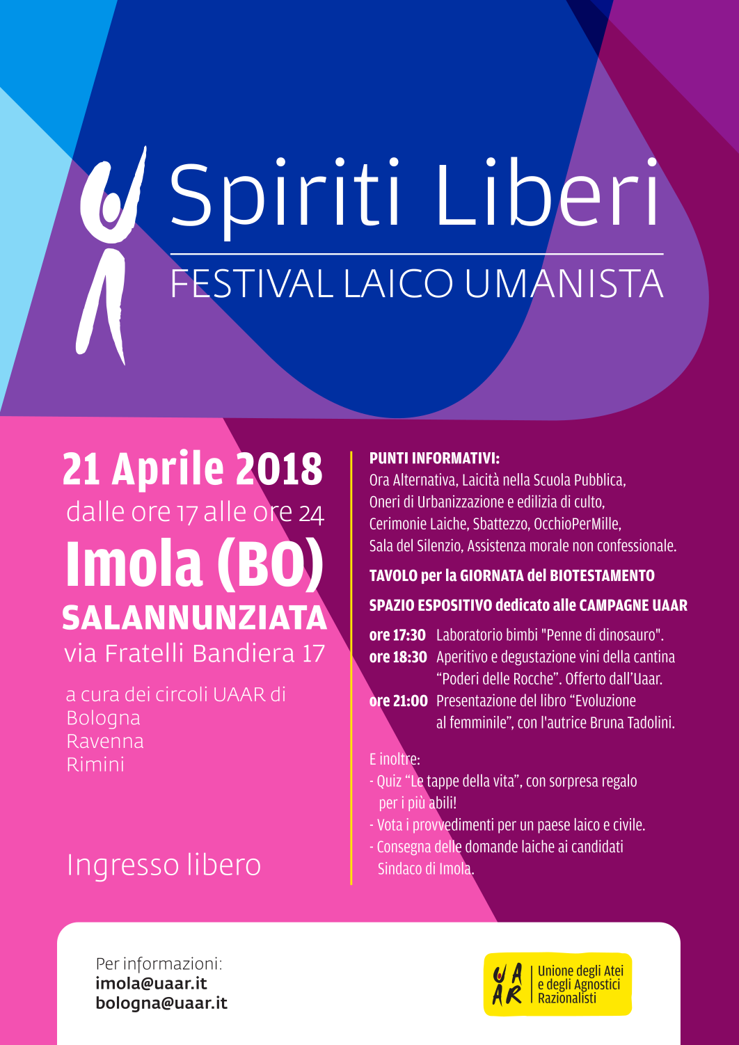 Spiriti Liberi, FLU Imola 2018