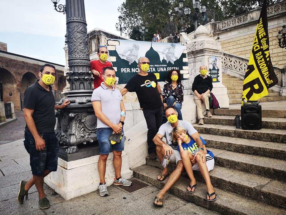 Attivisti del Circolo Uaar di Bologna - 20 settembre 2020
